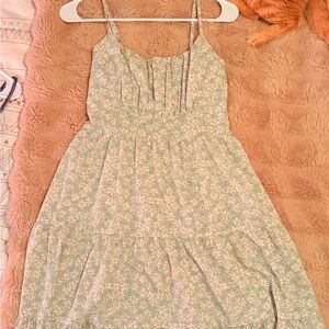 Floral Green Sundress